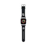 Karl lagerfeld 3d rubber karl & choupette heads nft - bracelet pour apple watch 38 / 40 / 41 mm (noir) ...