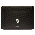 Housse - karl lagerfeld - klcs14sakhpkk - cuir cologique saffiano - 14 pouces - noir