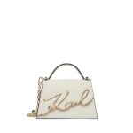 Karl lagerfeld k / signature - petit sac bandouli�re blanc - casse 240w3004 - a1w30038 - 110