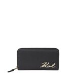 Karl lagerfeld k / signature - portefeuille zipp� continental noir 240w3215