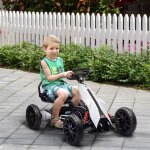 Kart �lectrique pour enfant 12v - vitesse r�glable 3 - 5km / h pour enfants de 3 � 8 ans - si�ge r�glable ...