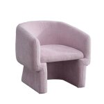 Kayli - fauteuil cabriolet en tissu rose Kayli - fauteuil cabriolet en tissu rose