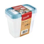 Keeeper lot de 3 boites congelation couvercle reinscriptible 3 x 1 l 155 x 105 x 115 cm mia magic ice ...