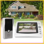 Keenso cam�ra de sonnette syst�me dinterphone vid�o filaire sonnette vid�o infrarouge informatique pack ...
