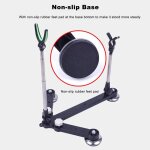 Keenso support de dosette de canne � p�che r�glable support de canne � p�che r�glable mat�riel de p�che ...