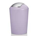 Kela corbeille � papier marta en plastique violet 21x15 cm kl - 24548