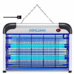 Kenlumo lampe anti moustique - uv led tue mouches destructeur d insectes electrique 20w