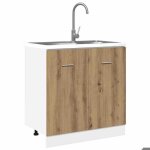 Kenneth@ bufet cuisine - placard de plancher d�vier lyon ch�ne artisanal lv1462