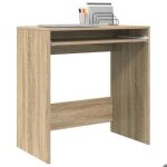 Kenneth@ bureau - 1 personne - table dordinateur - ch�ne sonoma 775x43x79 cm - bois ding�nierie ll1078 ...