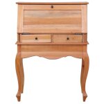 Kenneth@ bureau - 1 personne - table de secr�taire - 78x42x103 cm - bois dacajou massif ll87