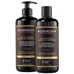 Kerargan - duo anti - chute & aprs - shampoing ricin pour cheveux cassants - favorise croissance - sans ...