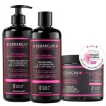 Kerargan - trio rparateur aprs - shampoing & masque kratine pour cheveux abms - renforce - sans ...
