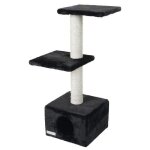 Kerbl - arbre  chat - venus sweet 30 x 30 x 85 cm - noir