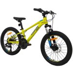 Keskin ht mtb1 20� vtt enfants - 21 vitesses shimano pneus gonflables 2. 35 � freins � disque cadre aluminium ...