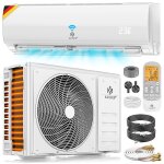 Kesser climatiseur fixed quick connect mono split systme kit 12000 btu / h + wifi app lcd refroidissement ...
