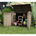 Keter coffre de rangement keter store - it - out ultra, coffre de jardin rsistant aux intempries, beige ...