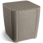 Keter table dappoint de jardin luzon osier plat cappuccino 420012 Keter table dappoint de jardin luzon osier plat cappuccino 420012