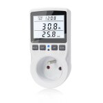 Ketotek compteur lectricit pour prise - mesure consommation cot nergie cran lcd protection surcharge ...