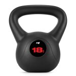 Kettlebell en vinyle antid�rapant 18 kg hop - sport bouilloire de poids avec poign�e halt�re � boule ...