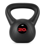 Kettlebell en vinyle antid�rapant 20 kg hop - sport bouilloire de poids avec poign�e halt�re � boule ...
