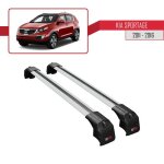 Compatible avec kia sportage 3 (sl) 2010 - 2015 ace - 2 barres de toit railing porte - bagages de voiture ...