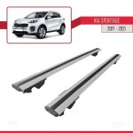 Porte - bagages de toit - kia - hook - aluminium - gris - charge utile 300 kg
