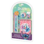 Papeterie - kids euroswan - stitch - 5 pices - crayon gomme rgle - idal pour enfants 4 +