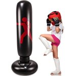 Kids inflatable punching bag - heavy - duty freestanding bag for kickboxing practice suitable for kids ...