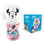 Kids licencing veilleuse projecteur - minnie - 19 cm