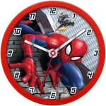 Horloge murale - kids licensing - spiderman - 25 cm - plastique - décoration intérieure Horloge murale - kids licensing - spiderman - 25 cm - plastique - décoration intérieure