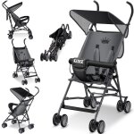 Kidiz® poussette citadine pliable 360° roues poussette canne bébé 6 - 36 mois jusquà 15kg ceinture 5 ... Kidiz® poussette citadine pliable 360° roues poussette canne bébé 6 - 36 mois jusquà 15kg ceinture 5 ...