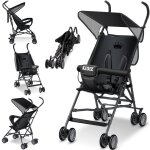 Kidiz® poussette citadine pliable 360° roues poussette canne bébé 6 - 36 mois jusquà 15kg ceinture 5 ... Kidiz® poussette citadine pliable 360° roues poussette canne bébé 6 - 36 mois jusquà 15kg ceinture 5 ...