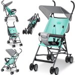 Kidiz� poussette citadine pliable 360� roues poussette canne b�b� 6 - 36 mois jusqu� 15kg ceinture 5 ...