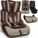 Kiduku si�ge auto pour enfants marron / beige �voluant avec la croissance norme ece r44 / 04 de 9 kg ...