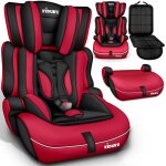 Kiduku sige auto pour enfants noir / rouge voluant avec la croissance norme ece r44 / 04 de 9 kg  ...
