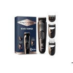 Tondeuse à barbe - king c gillette - modèle avec 3 sabots - autonomie 50 min - lame en métal Tondeuse à barbe - king c gillette - modèle avec 3 sabots - autonomie 50 min - lame en métal