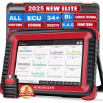 Obd ii diagnostic voiture - kingbolen - k8 - �cran tactile 8 pouces - 42 fonctions & codage ecu - bidirectionn ...