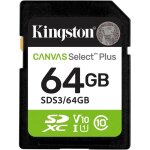 Kingston cartes mémoire sd canvas select plus 64go sdxc gen3 100mb / s c10 uhs - i u1 v10 - sds3 / 64gb ... Kingston cartes mémoire sd canvas select plus 64go sdxc gen3 100mb / s c10 uhs - i u1 v10 - sds3 / 64gb ...