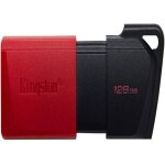Kingston datatraveler exodia m cl usb 3. 2 gen 1 dtxm / 128gb - avec capuchon mobile (noir + rouge)