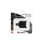 Lecteur de cartes sd - kingston - mobilelite plus - usb 3. 2 - compatible sd uhs - ii - noir