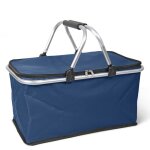 Kinston - panier de pique - nique - pliable isotherme 33l 4 personnes - 47 x 25 x 28 cm - bleu