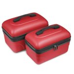 Kinston set de 2 grands vanity ? vanity case rigide - (rouge) Kinston set de 2 grands vanity ? vanity case rigide - (rouge)