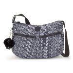 Kipling sac  paule bandoulire noir bleu clair pour femme - basic print izellah crossbody m holiday ...