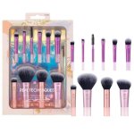 Kit de 10 mini pinceaux de voyage pour maquillage - anti - cernes contour fard � paupi�res poudre - avec ...