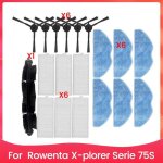 Kit de 19 filtres et brosses pour aspirateur pour rowenta x plorer serie 75s accessoires de remplacement ...