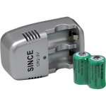 Kit de 2 batteries rechargeable 3v cr2 800mah 15270 ultrafire + 1 chargeur