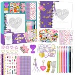 Kit de 200 pices de journal  faire soi - mme ? cadeaux pour filles ges de 8 9 10 11 12 ans et plus ...