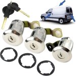 Kit 3 barillets de serrure de portes avant / arrire peugeot partner citron berlingo avec 2 cls