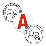 Kit de 3 disques magntique aimant pour jeune conducteur - disque a conduite accompagne et conduite ...