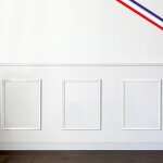 Kit de 3 moulures murales en bois pin des landes - prt  coller et peindre - antoinette - 3 mtres - ...